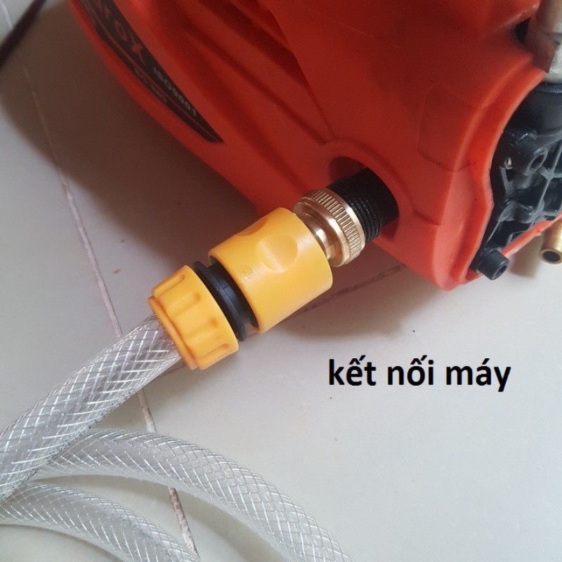 Khớp nối đồng đầu nước vào cho máy rửa xe | Đầu nối khớp nối nhanh | Cút nối nhanh máy rửa xe