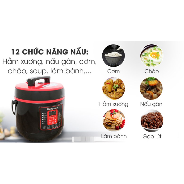Nồi áp suất Kangaroo KG6P2 6 lít