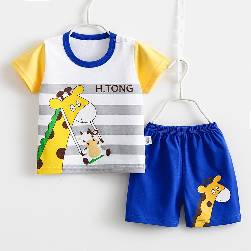 Đồ thun hè ngắn tay cho bé 100% cotton