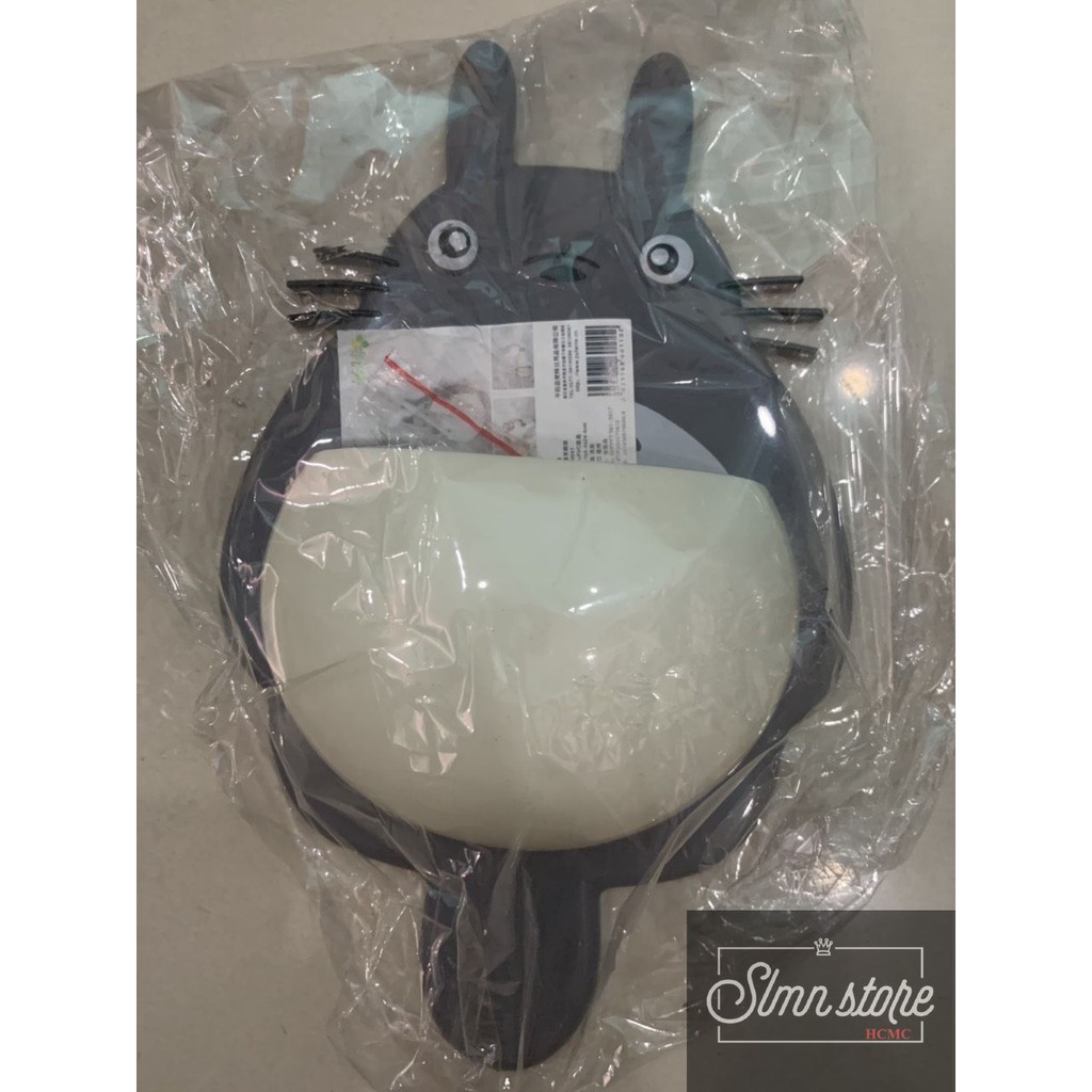 Hộp đựng, kệ treo bàn chải, kem đánh răng hình Totoro dễ thương. Slmn_HBC_totoro