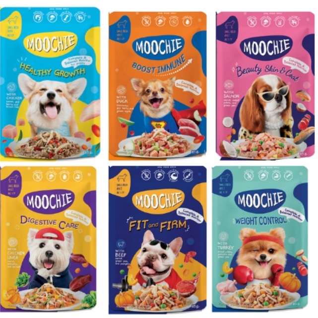 Pate/ sốt Moochie cho chó 85g