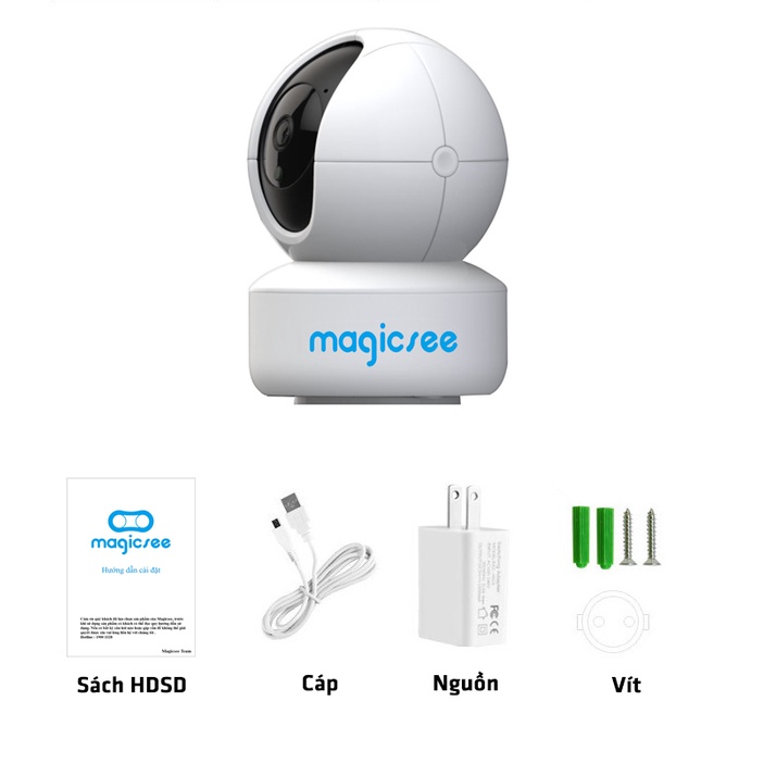 Camera giám sát không dây wifi Magicsee SA200 - Full HD1080 - Camera dành cho người Việt