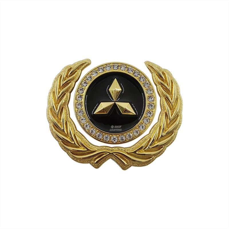 1 Miếng dán kim loại hình logo Mitsubishi MITSUBISHI trang trí xe hơi