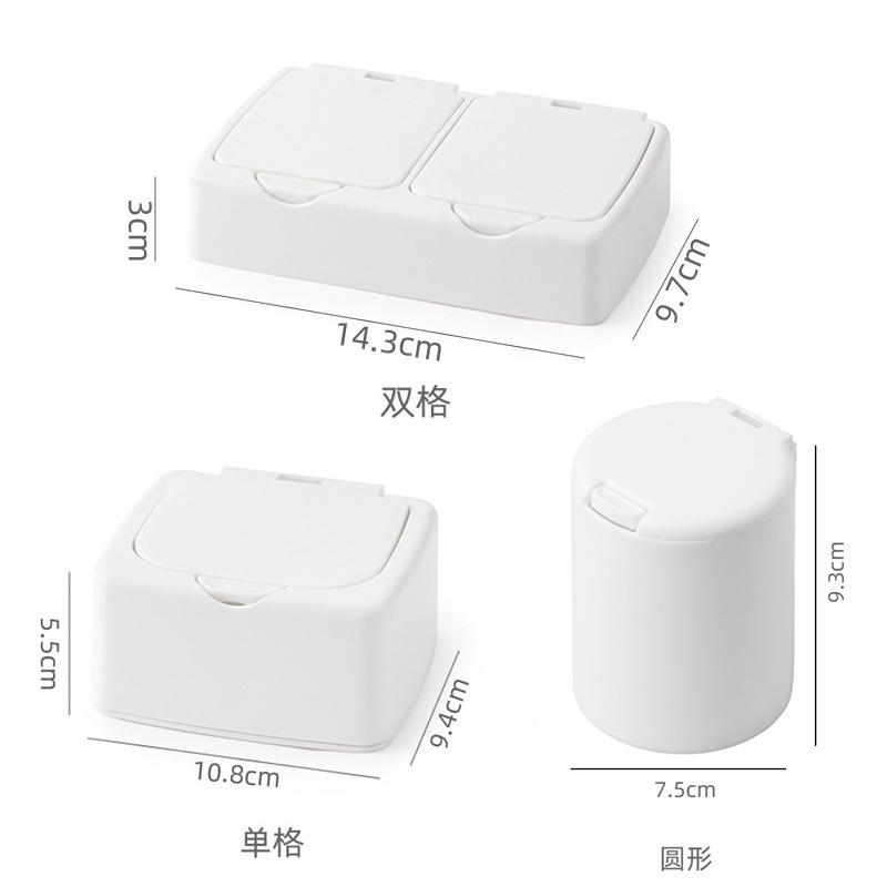 Hộp Đựng Vật Dụng Để Bàn Dạng Bật Lên Phong Cách Bắc Âu