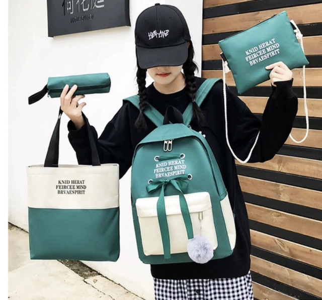 SET 4 món BALO - Kird hearrt thắt nơ