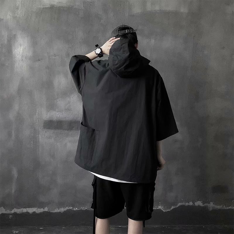 Áo Hoodie Tay Lửng Thời Trang Cá Tính Trẻ Trung