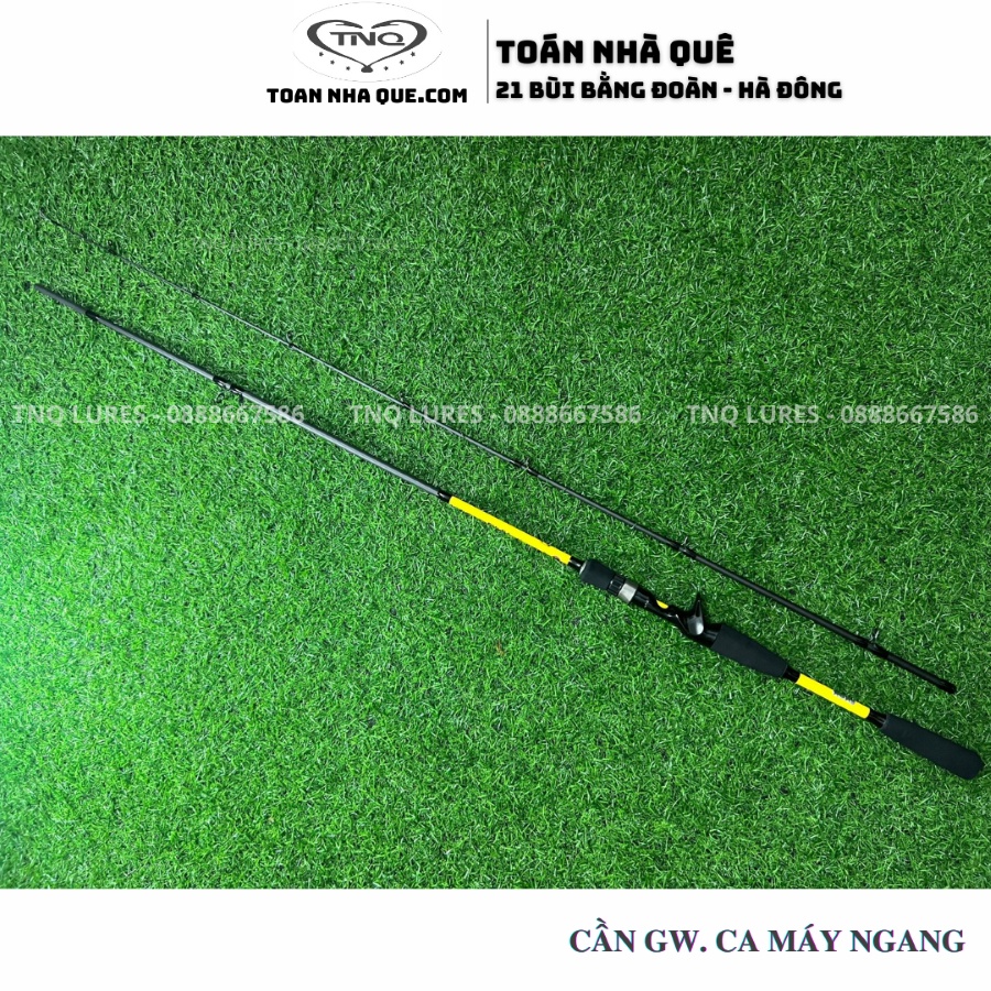 Cần lure 2 khúc GW.CA độ cứng M và MH - TNQ LURES Toán nhà quê