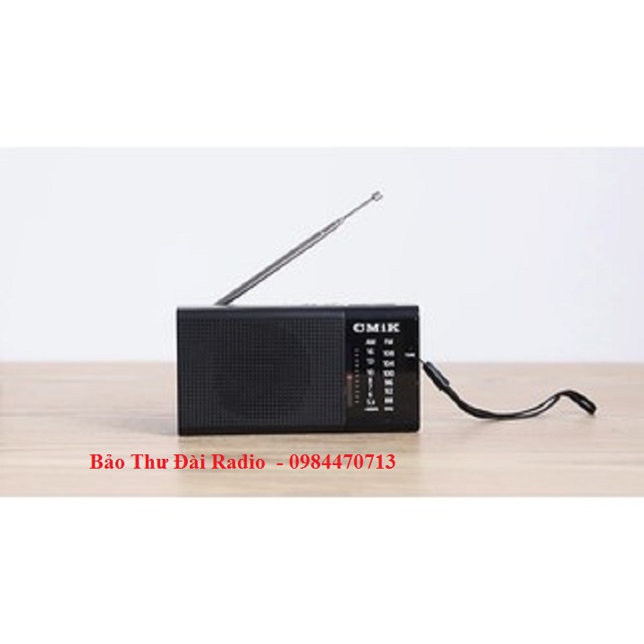 Đài radio CMIK 141 thiết kế nhỏ gọn, âm thanh sắc nét, Đài radio mini nghe FM, AM bắt sóng tốt