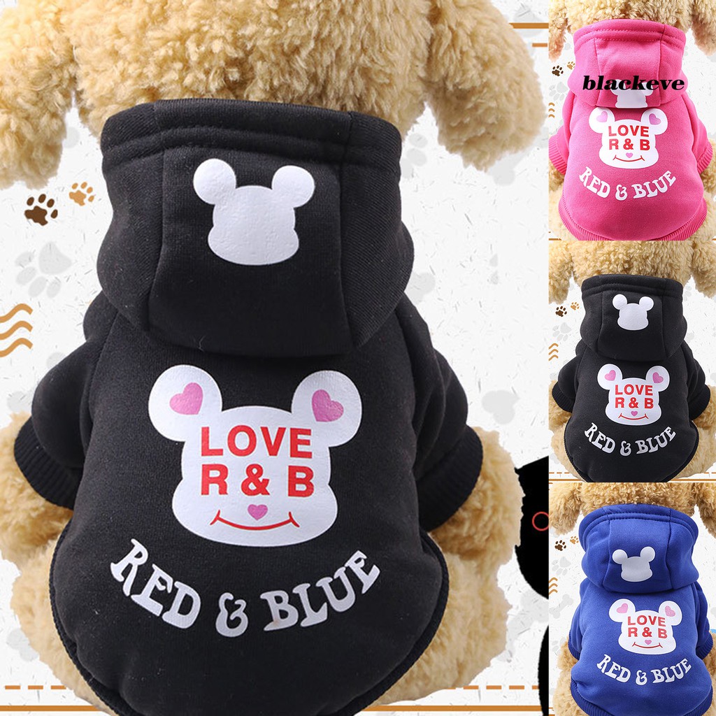 Áo hoodie dày có nút bấm giữ ấm xinh xắn đáng yêu dành cho thú cưng