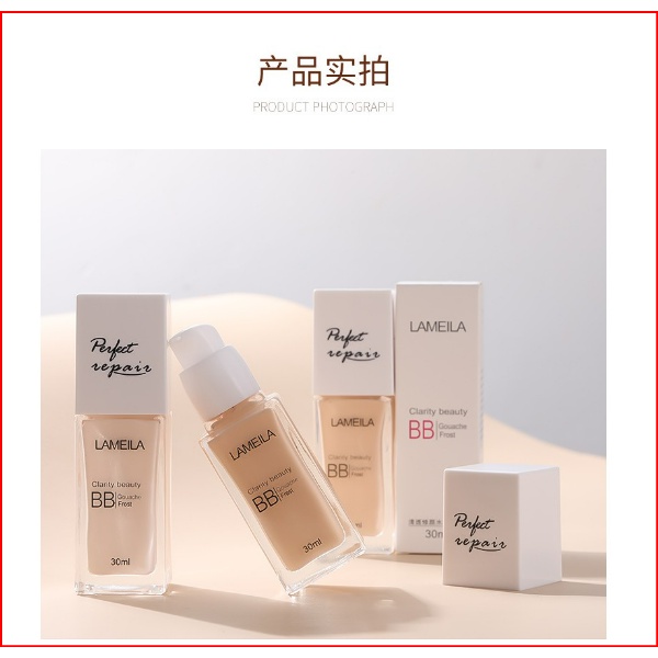 Kem Nền LAMEILA Trang Điểm Che Khuyết Điểm BB Cream Lameila Perfect Repair Light Concealer Foundation KM5