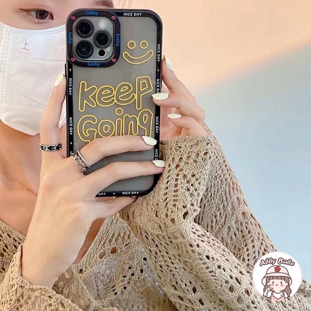 Ốp Điện Thoại TPU Mềm Chống Sốc In Chữ Đơn Giản Cho IP 13 12 11 Pro Max X XS XR 8 7 Plus