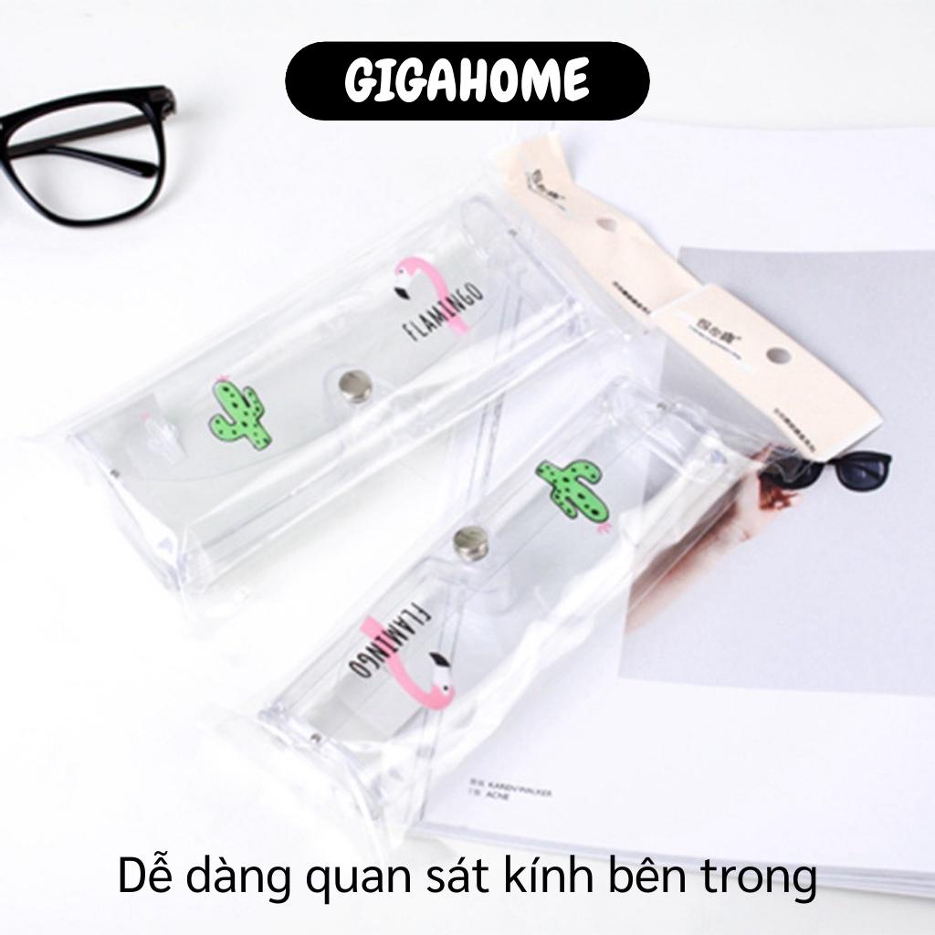 Hộp đựng kính GIÁ VỐN]Túi đựng kính trong suốt xinh xắn, an toàn, tiện dụng. 6769