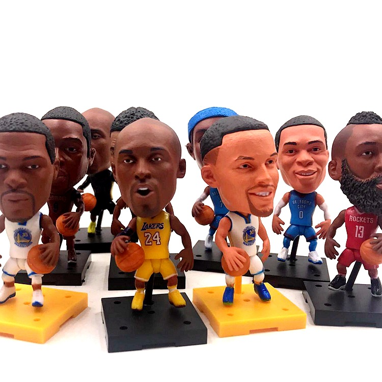 Basketball NBA James Kobe Curry Eyebrows Brother Owen Harden Lun Nader Doll Ornaments