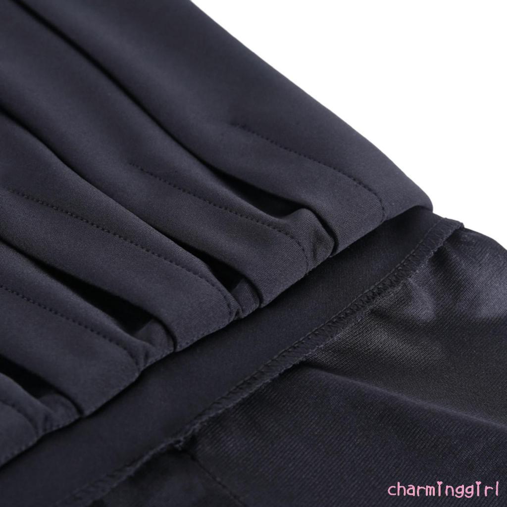 Chân váy ngắn xếp ly lưng cao họa tiết chữ thập phong cách Gothic Punk cho nữ