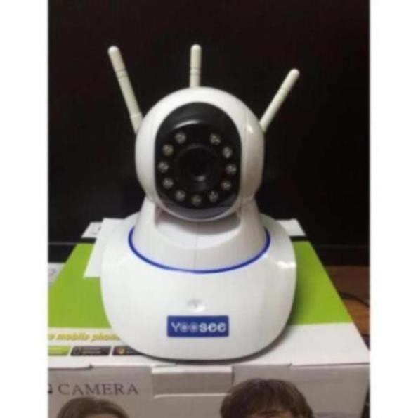 Camera IP YooSee Tiếng Việt Hỗ Trợ Thẻ Nhớ 64G, Camera Ip YooSee 3 Râu Full HD 2.0Mpx 1080p Tiếng Việt