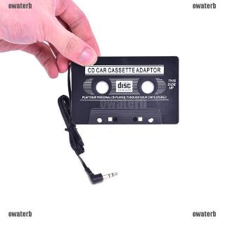 Bộ chuyển đổi âm thanh xe hơi hình băng cassette giắc cắm 3.5mm cho MP3 iPod CD MD iPhone