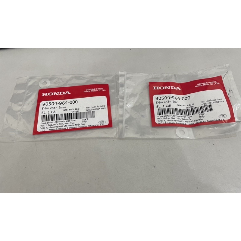 Bu lông mũ và đệm chặn mão đầu winner x chính hiệu honda