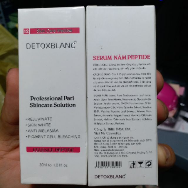 Serum nám detoxblanc peptide