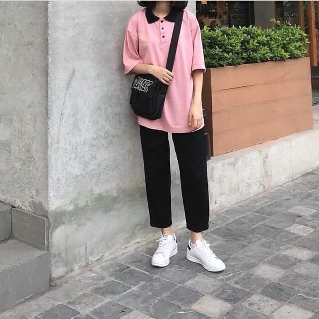 Quần baggy kaki trơn basic 🤍 có túi chìm hai bên hông, treet style cá tính đen be nude, khaki khakhi kiểu nữ