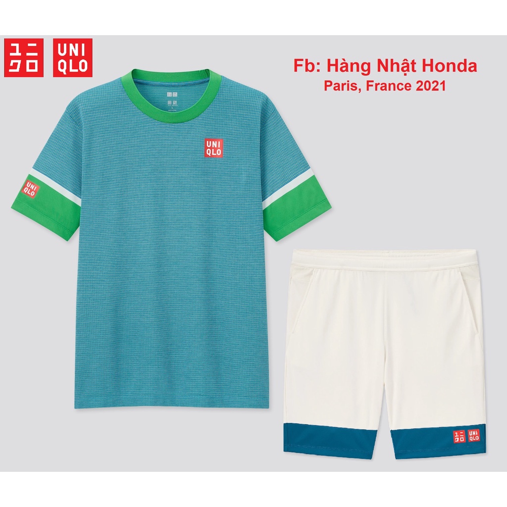 [Auth Uniqlo] Quần  thể thao Tennis Uniqlo Kei Nishikori - Giải Pháp  2021