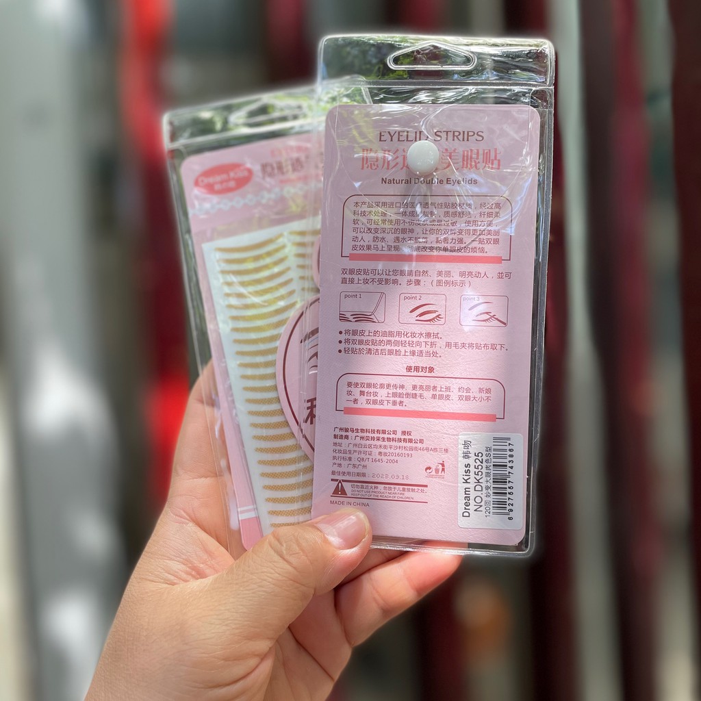 DK5525 _Dán Mí Lưới Dream Kiss Eyelid Strips 120 cặp