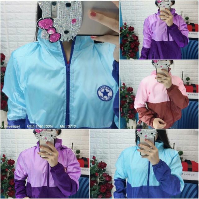 Áo khoác dù hai lớp