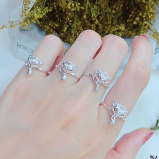 Nhẫn hồ ly bạc ta LINH MIU SILVER