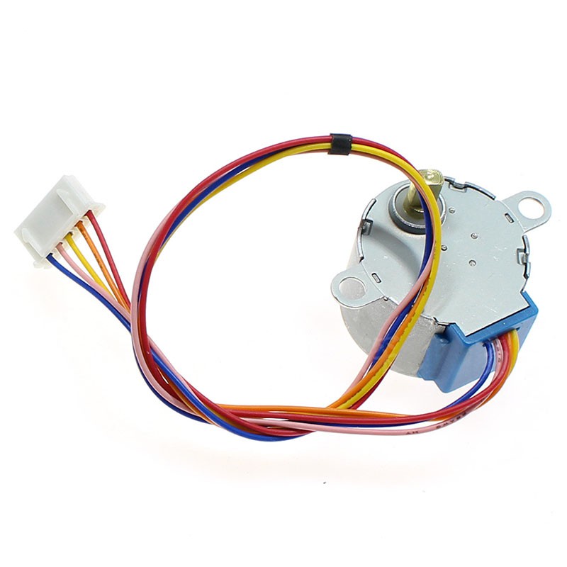 Set 1 / 2 Động Cơ Bước 5V 4 Pha 5 Dây 28YBJ-48 28BYJ48 Kèm Dây Cáp 25CM