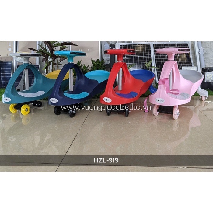 Xe Lắc Cho Bé Broller HZL-919 VuongQuocTreTho Có Nhạc Và Đèn, Xe Lắc Cao Cấp Có Đèn Bánh Xe