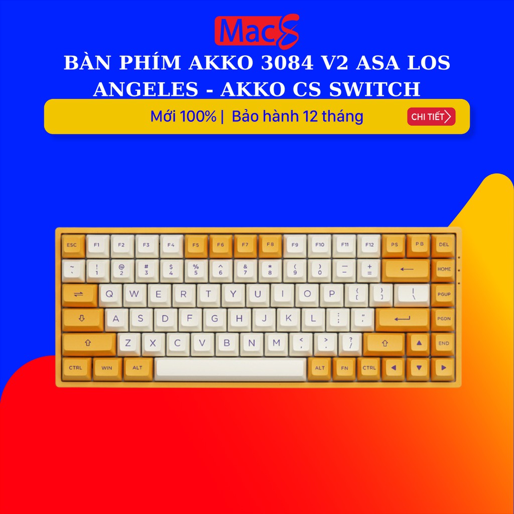 Bàn phím AKKO 3084 v2 ASA Los Angeles - Akko CS Switch