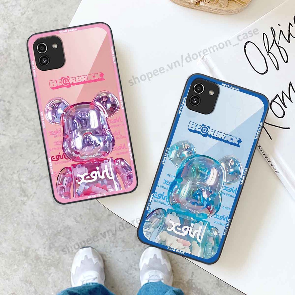 Ốp Samsung A03 be@r brick mars thời trang, ốp lưng điện thoại viền dẻo siêu chất
