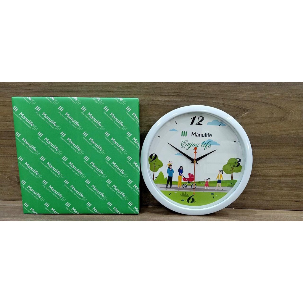 Đồng hồ in logo quà tặng manulife