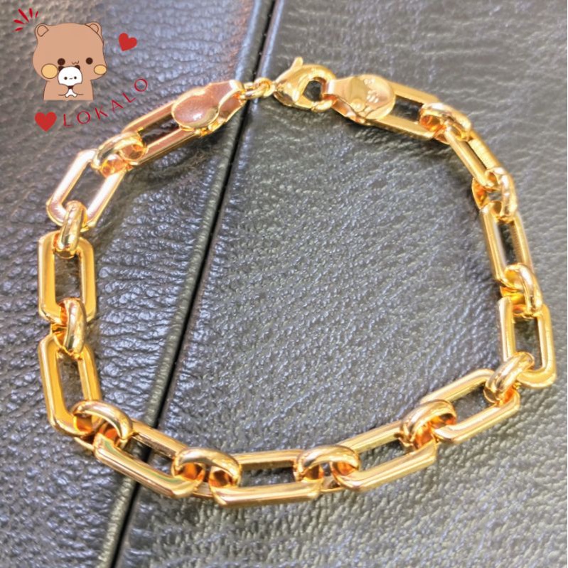 Lắc Xích Nam Nữ YsX Kiểu Đơn Giản Mạ Vàng 18K Cao Cấp - Đeo Đơn Giản Như Đại Gia Ngầm - Lokalo 