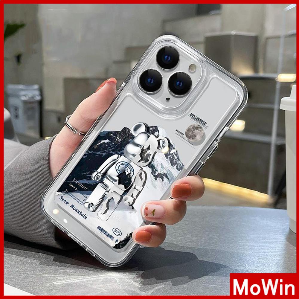 Ốp điện thoại in gấu Iceberg nút kim loại thích hợp cho iPhone 14 Pro Max 14 Plus 13 Pro Max 12 Pro Max 11 XR 7Plus