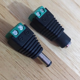 Bộ Jack nguồn, giắc sạc đực - cái chế pin sạc máy bắn vít, máy khoan DC 5.5x2.1mm