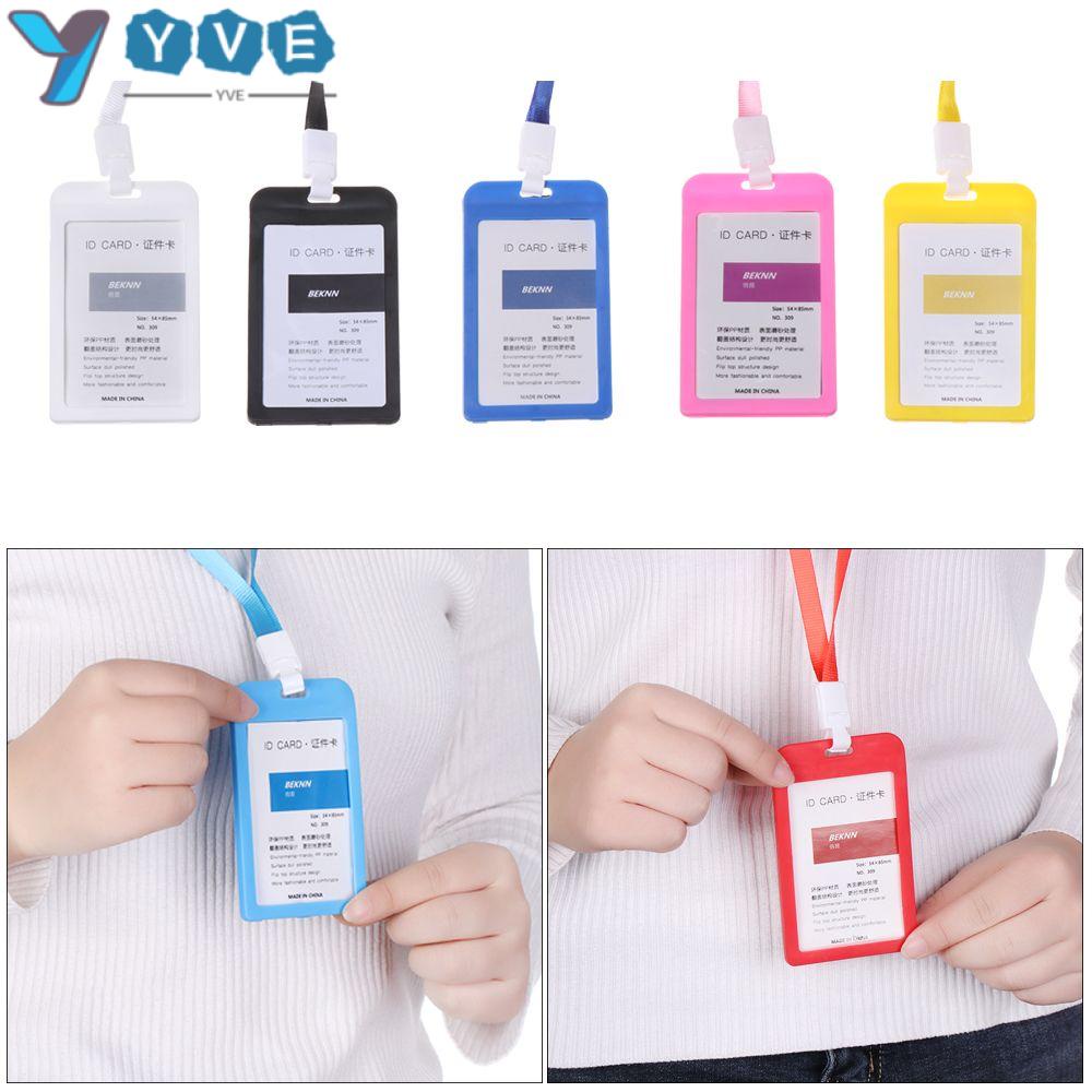 Dụng cụ đeo thẻ bằng silicone độ bền cao tiện dụng cho học sinh/nhân viên văn phòng