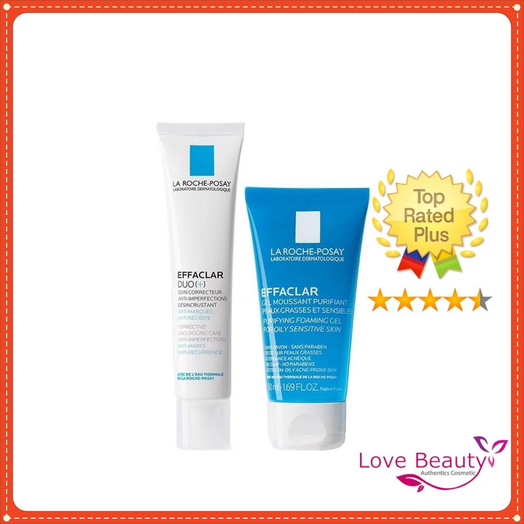 Kem Giảm Mụn La Roche Posay Effaclar Duo+