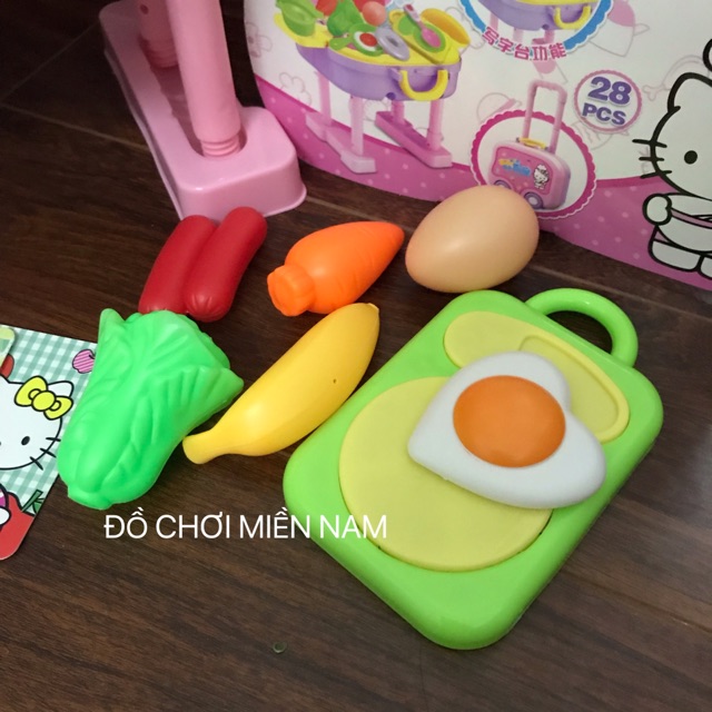[Có ảnh thật] Kệ đồ chơi nấu ăn kèm vali kéo cao 50cm dành cho bé đồ chơi cho bé trẻ em đồ chơi cho bé, trẻ em