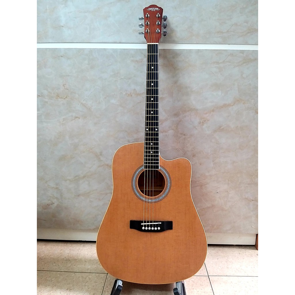 [Guitar chính hãng giá rẻ] Đàn guitar Acoustic Caravan HS-4140 ( Tặng kèm bao cao cấp 3 lớp 12mm và pick gảy )