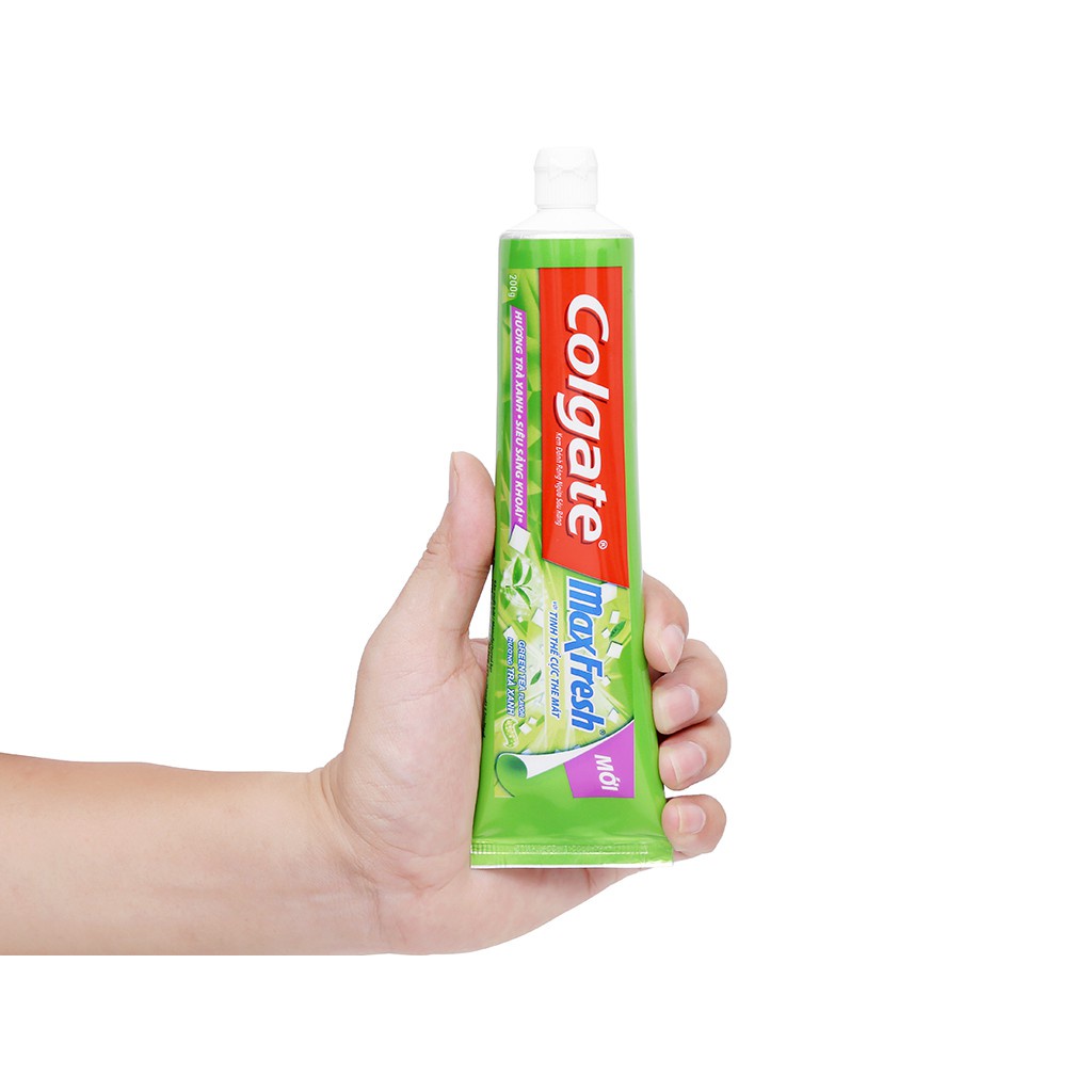 Kem Đánh Răng Colgate Maxfresh Hương Bạc Hà/ Trà Xanh/ Tinh Chất Than Tre Tuýp 200g