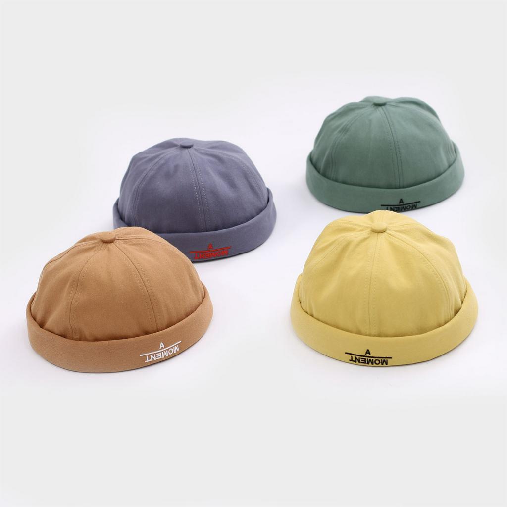 Nón Beanie LINJW Bằng Cotton Phong Cách Xuân Hè Đơn Giản Cho Cả Nam Và Nữ