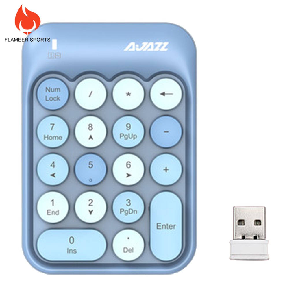 Bàn Phím Số Không Dây 18 Phím | BigBuy360 - bigbuy360.vn