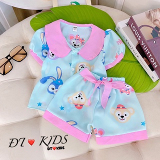 Pijama cho bé gái chất lụa mango 7-20kg (M2)