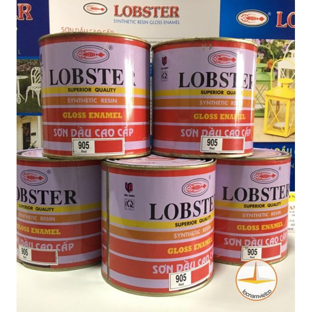 Sơn gỗ sơn sắt Lobster 800ml sơn dầu Thái