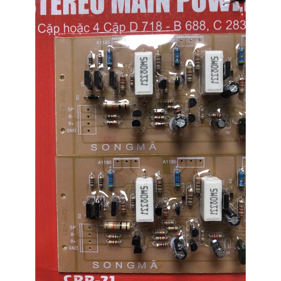 BO MẠCH AMPLY CÔNG SUẤT 8 SÒ 350W - SONG MÃ