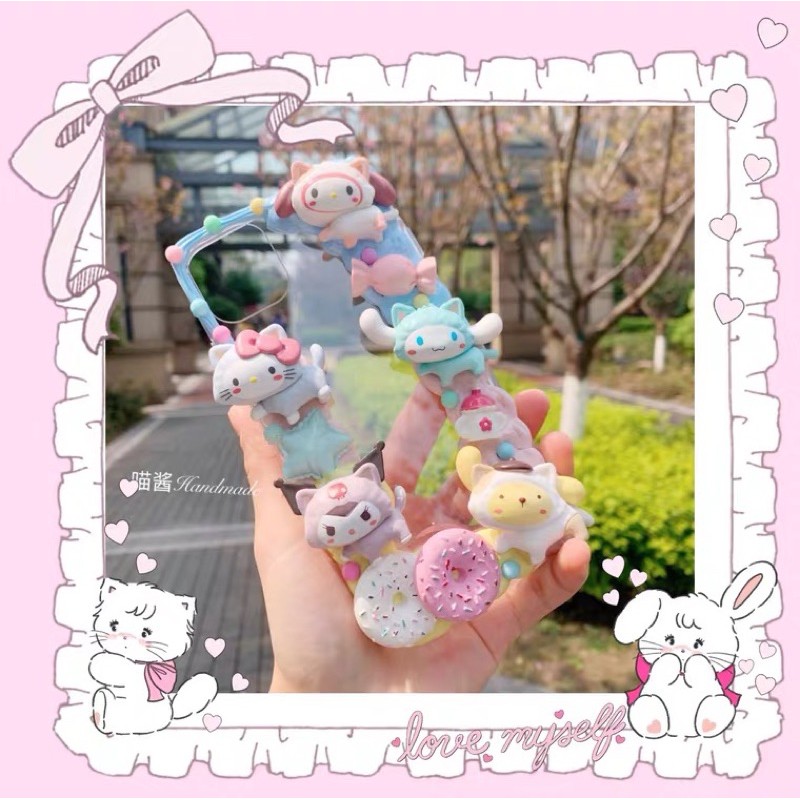 ốp/case decor handmade đủ dòng iphone phong cách Nhật dễ thương kawai