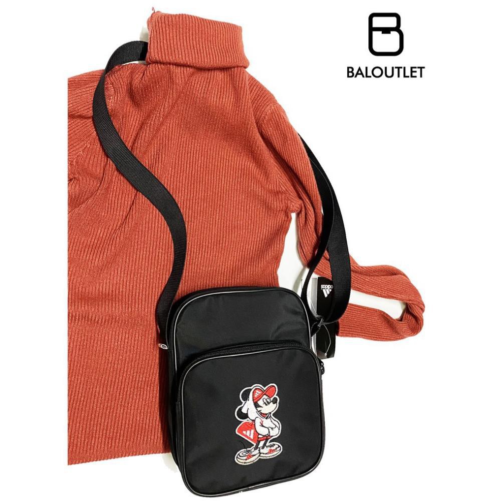 Túi đeo chéo Mickey [trend 2020], đựng được ipad mini, chất vải dù siêu bền, bảo hành khóa kéo