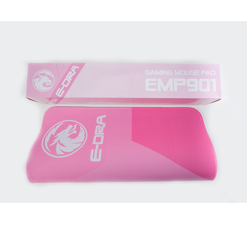 Bàn Di Chuột Edra EMP901 Pink (90x40x0,3 cm)- Hàng Chính Hãng