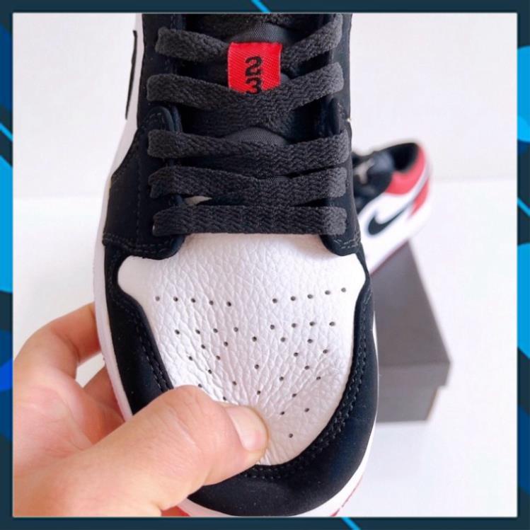 Giày  JD Đen Đỏ cổ thấp Sneaker nam nữ thể thao Fullbox - HTSHOE