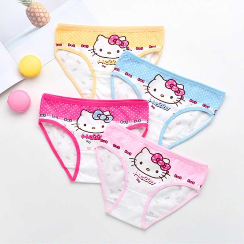 Set 4 quần chíp TAM GIÁC cho bé, quần lót cotton cho bé gái (Giao ngẫu nhiên)